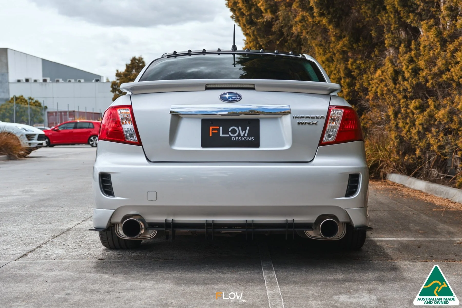 Flow Designs Flow-Lock Rear Diffuser for Subaru Impreza WRX/RS G3 Sedan PFL - Image 6