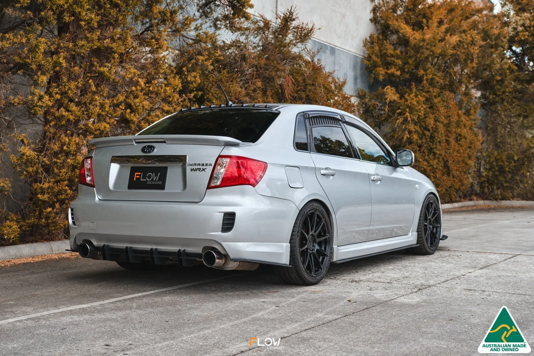 Flow Designs Flow-Lock Rear Diffuser for Subaru Impreza WRX/RS G3 Sedan PFL - Image 8