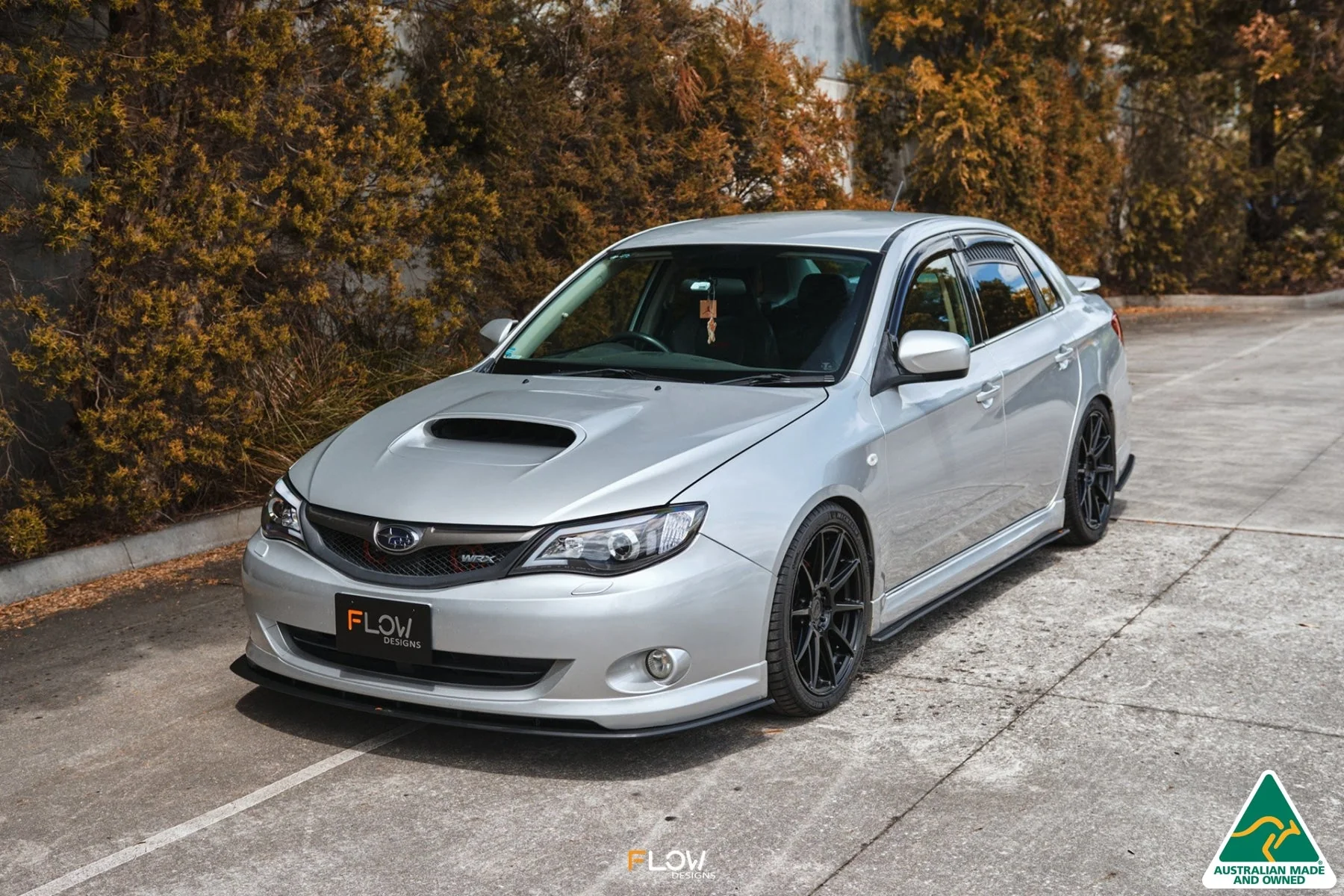 Flow Designs Front Lip Splitter & Mounting Brace for Subaru Impreza WRX/RS G3 Sedan PFL - Image 12