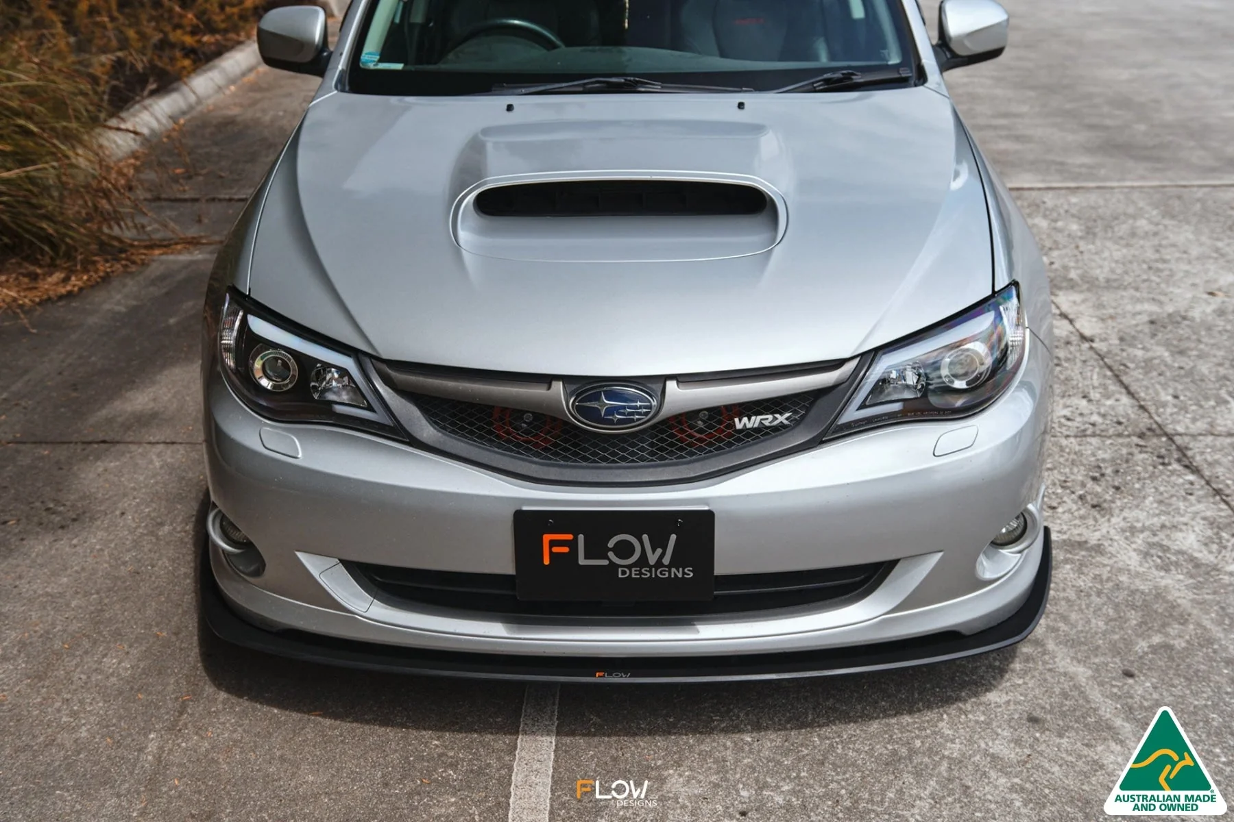 Flow Designs Front Lip Splitter & Mounting Brace for Subaru Impreza WRX/RS G3 Sedan PFL - Image 4