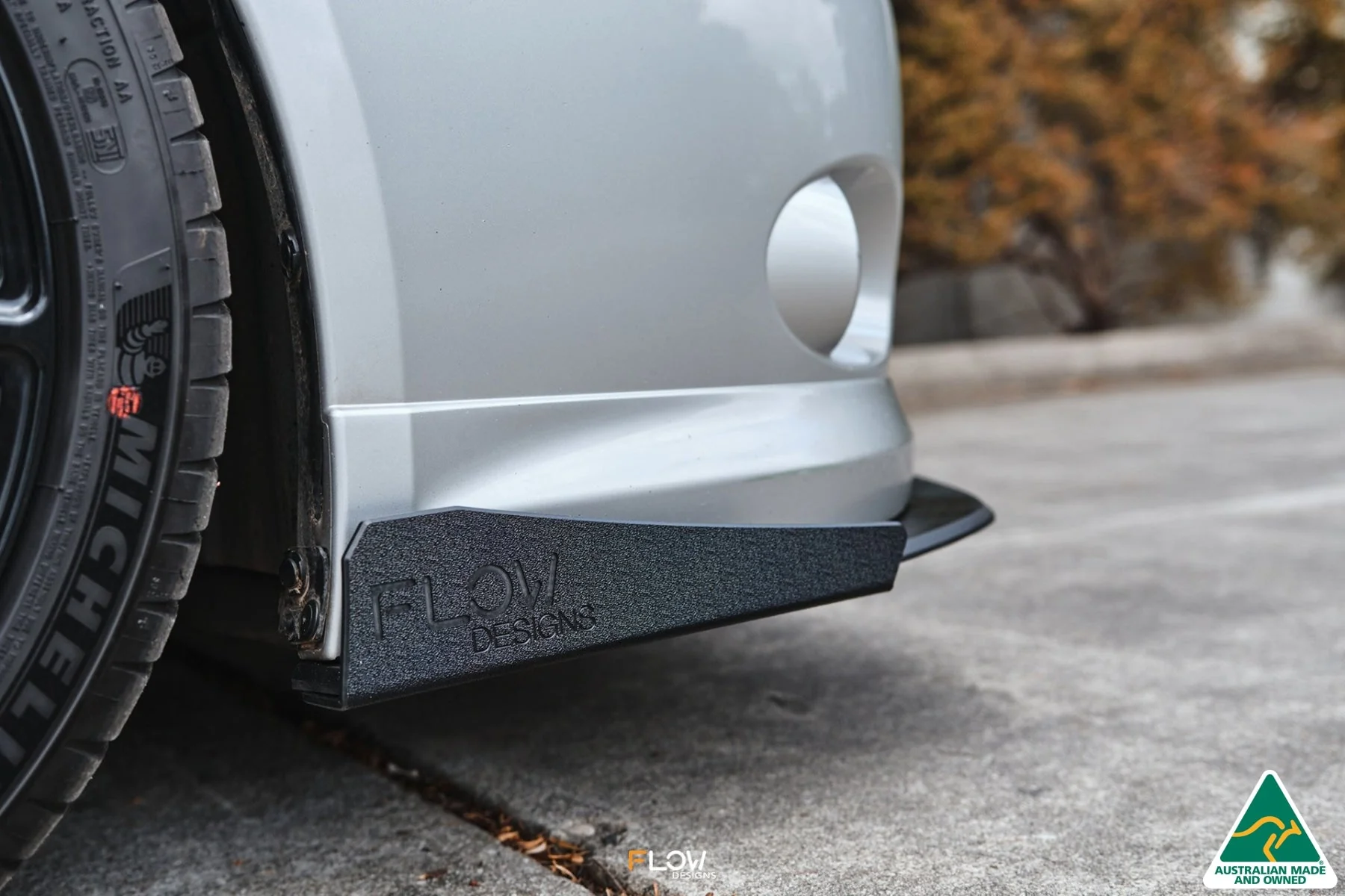 Flow Designs Front Lip Splitter & Mounting Brace for Subaru Impreza WRX/RS G3 Sedan PFL - Image 8