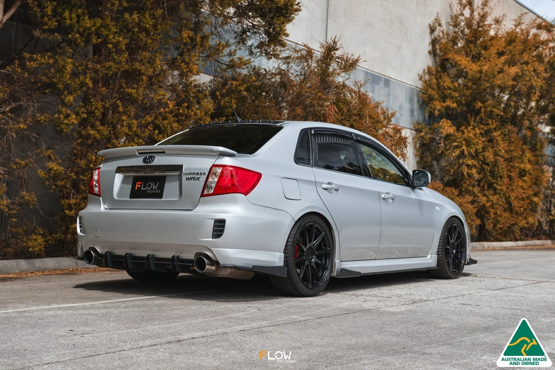 Flow Designs Rear Spat Winglets for Subaru Impreza WRX/RS G3 Sedan PFL [Pair] - Image 6