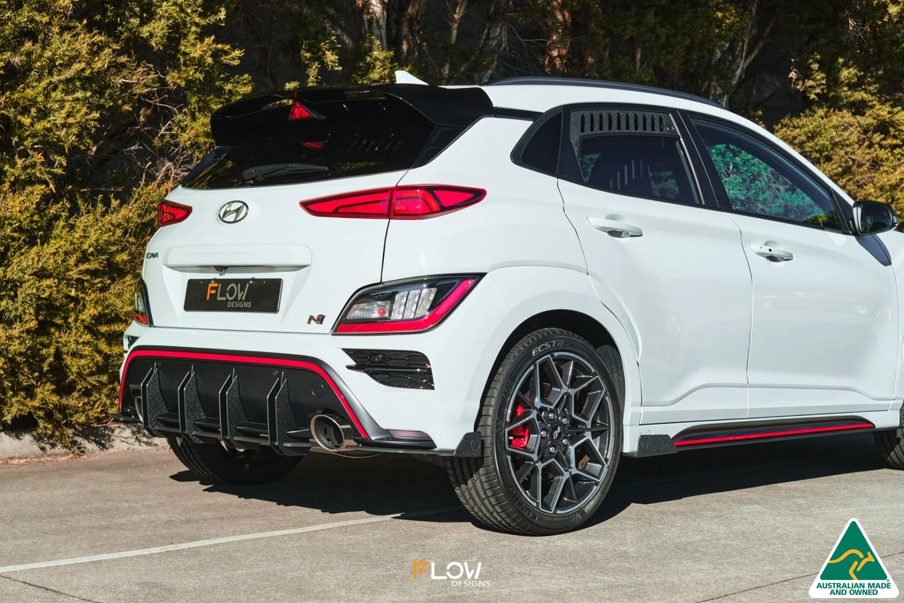 Flow Designs Kona N Flow-Lock Rear Diffuser [GLOSS BLACK] - Image 10