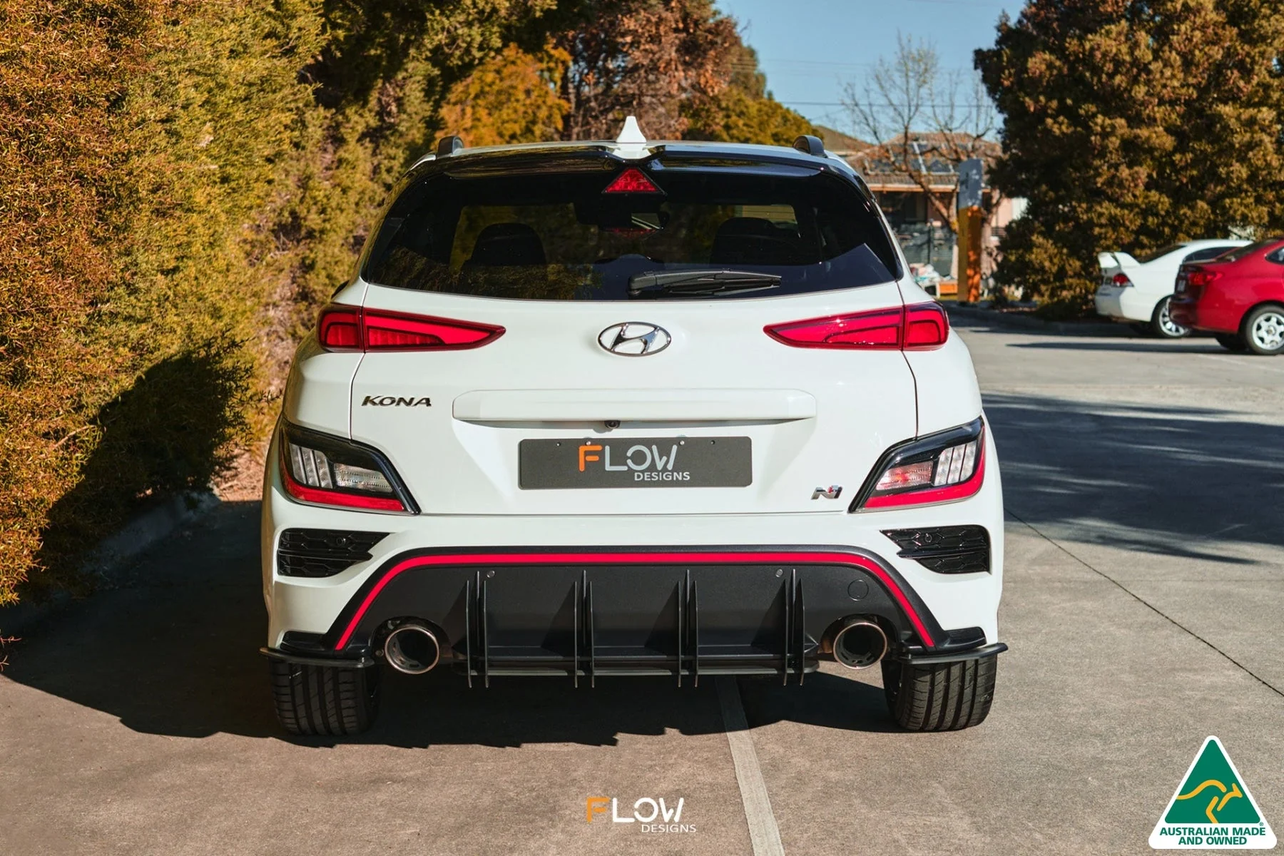 Flow Designs Kona N Flow-Lock Rear Diffuser [GLOSS BLACK] - Image 9