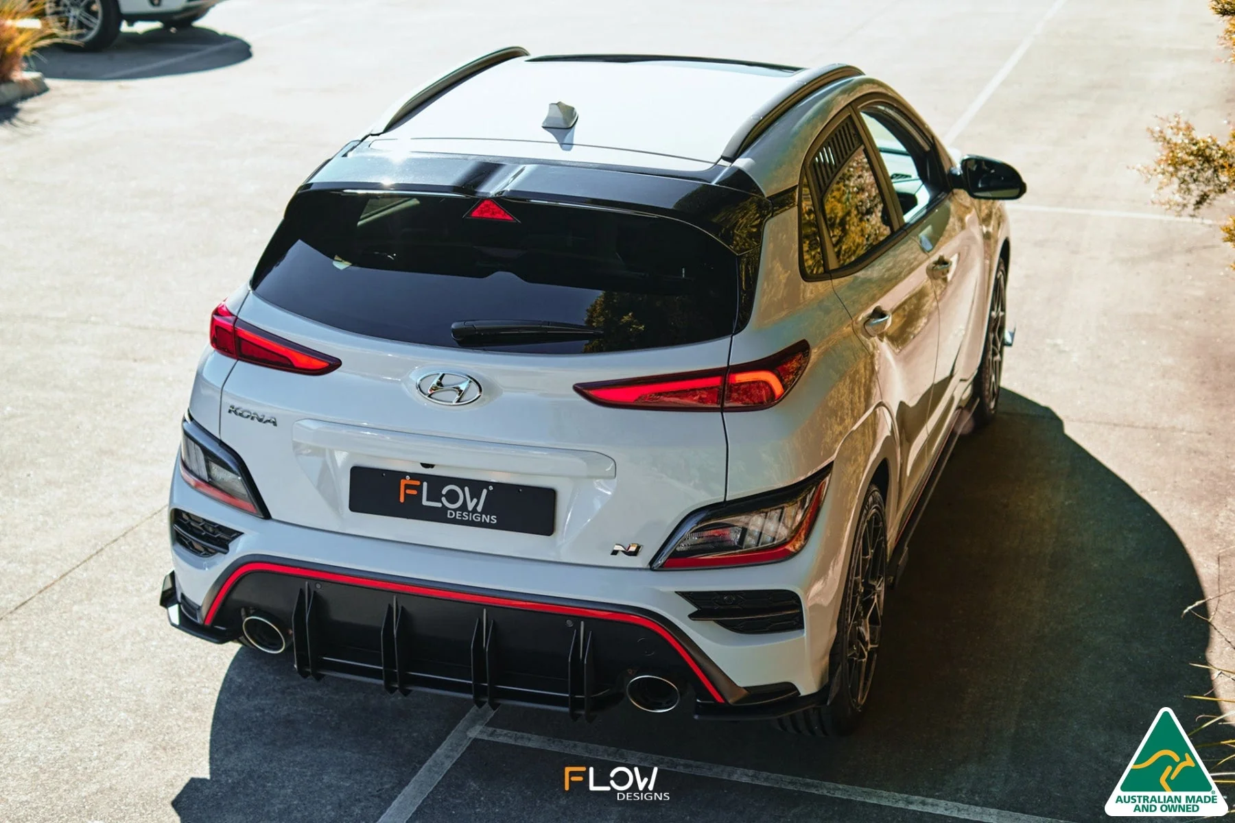 Flow Designs Kona N Flow-Lock Rear Diffuser [GLOSS BLACK] - Image 12