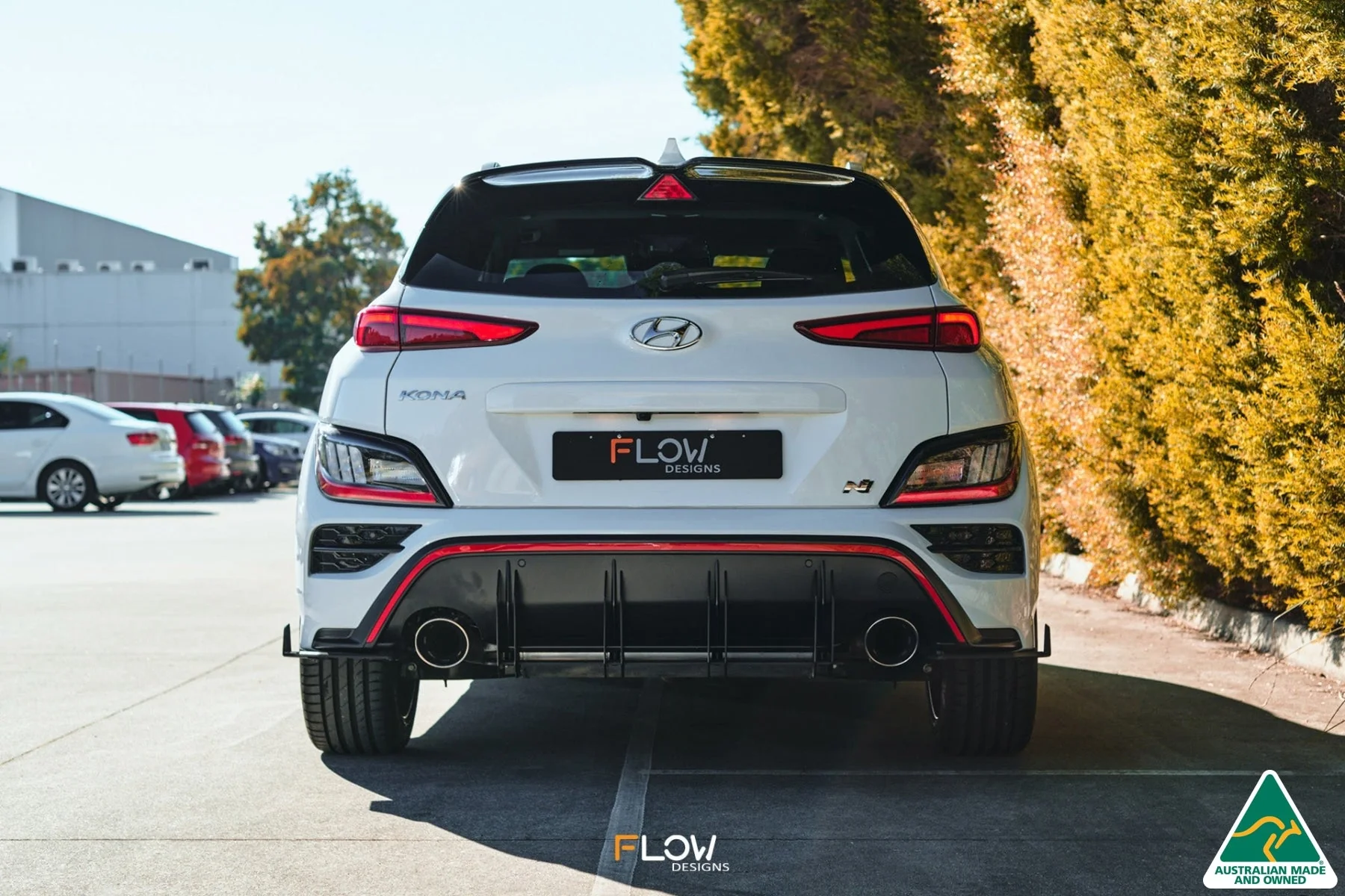 Flow Designs Kona N Flow-Lock Rear Diffuser [GLOSS BLACK] - Image 6