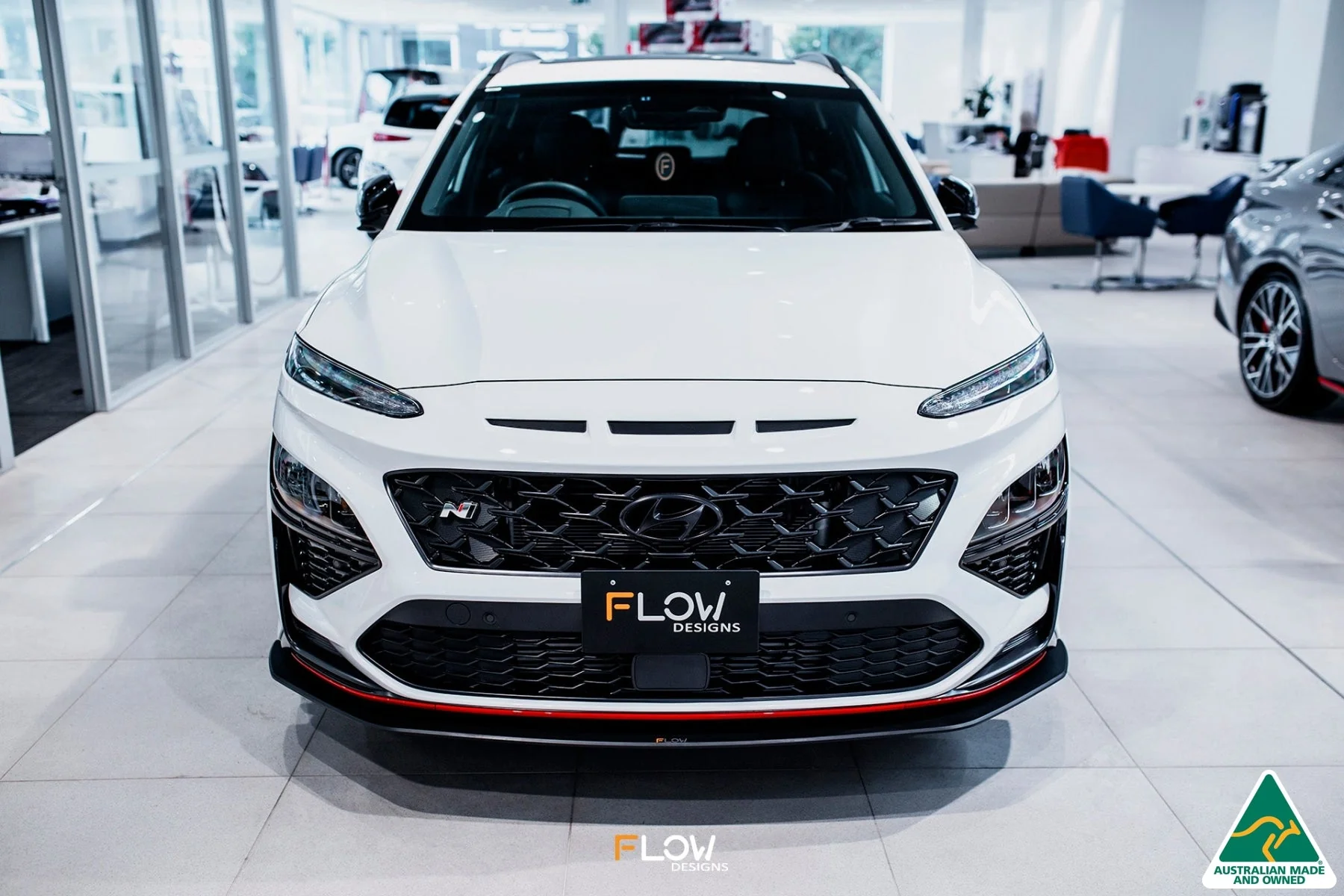 Flow Designs Kona N Front Lip Splitter [GLOSS BLACK] - Image 2