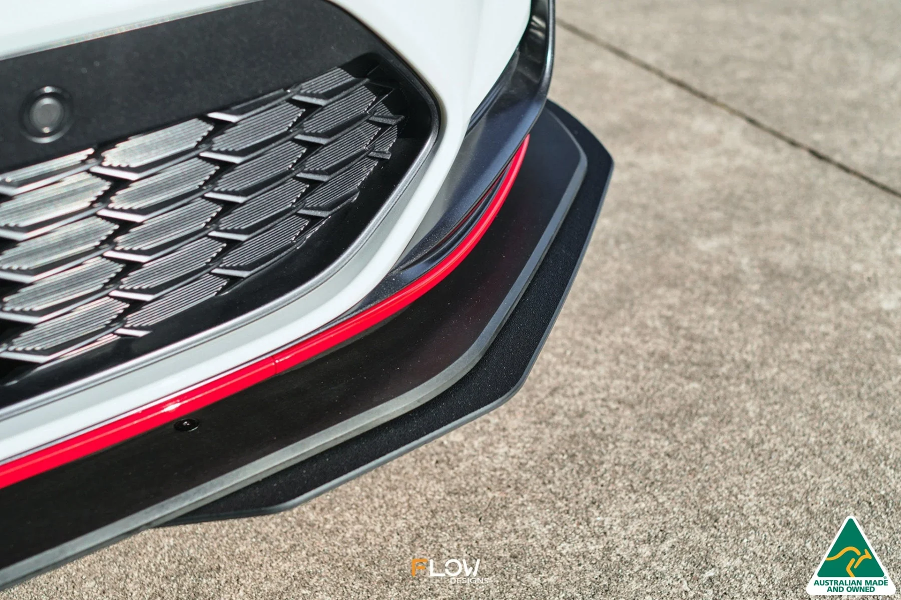 Flow Designs Kona N Front Lip Splitter [GLOSS BLACK] - Image 5