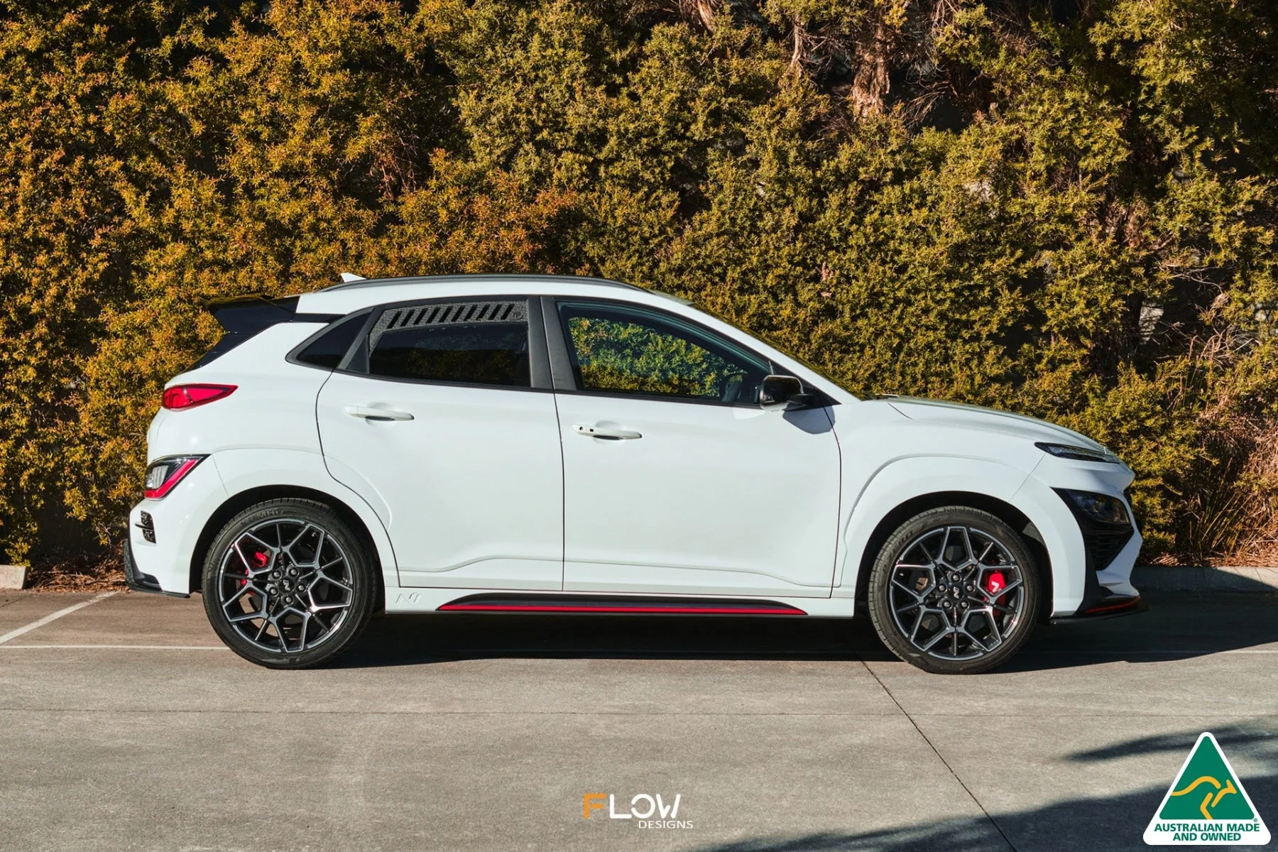 Flow Designs Kona N Side Skirt Splitters [GLOSS BLACK] - Pair - Image 4