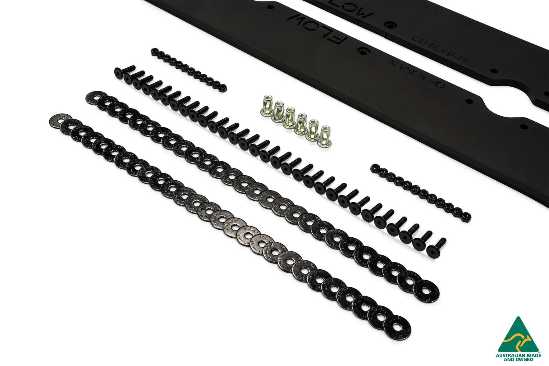 Flow Designs Kona N Side Skirt Splitters [GLOSS BLACK] - Pair - Image 5