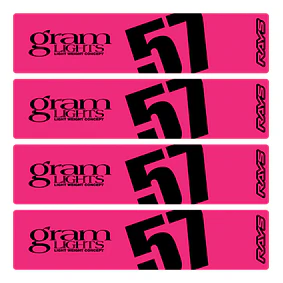 Rays Gram Lights Style Wheel Stickers 57DR 57CR - Image 7