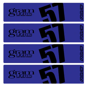 Rays Gram Lights Style Wheel Stickers 57DR 57CR - Image 8