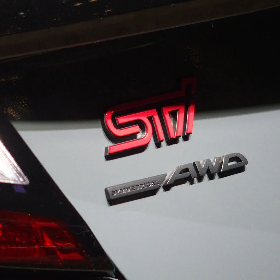 STI Rear Emblem Set (WRX S4 STI Sport) for Subaru WRX (VB) 2022-2025 - Image 2