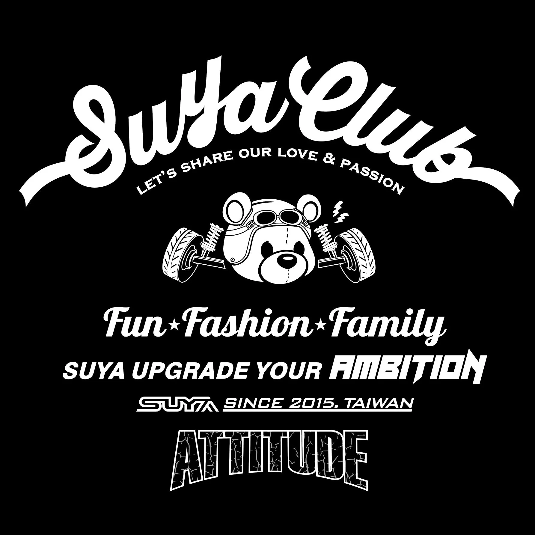 SUYA Stickers & Overlays - "SUYA Attitude" Car Vinyl Stickers - Image 2
