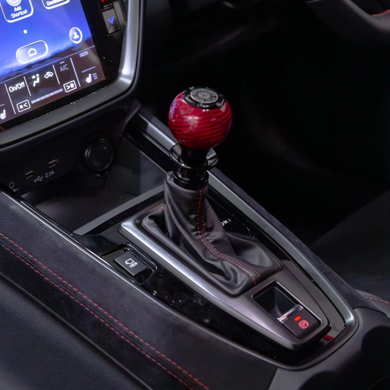 SUYA Interior - Shift Knob & Covers (Automatic Transmission) for Subaru WRX & Other Models - Image 4
