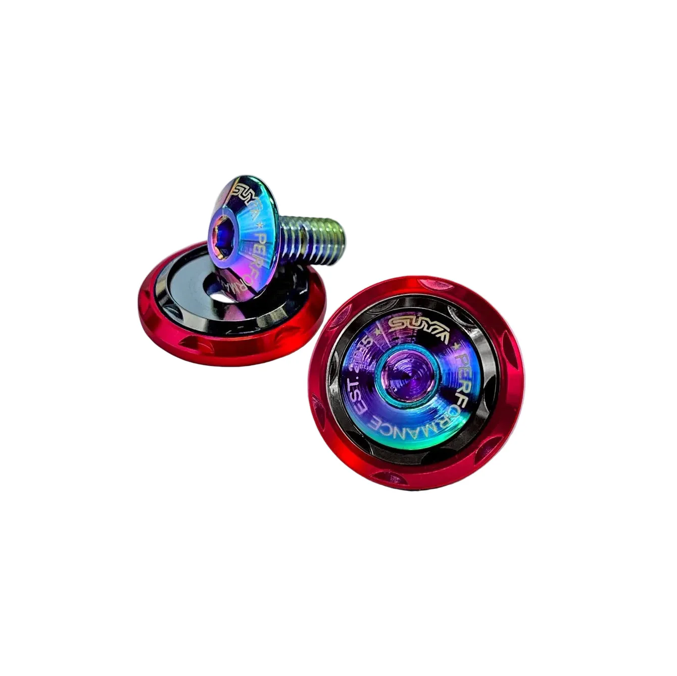 SUYA Engine Bay - CNC M6 Dress Up Washer & Bolt (V2) - Titanium Bolts - Image 11