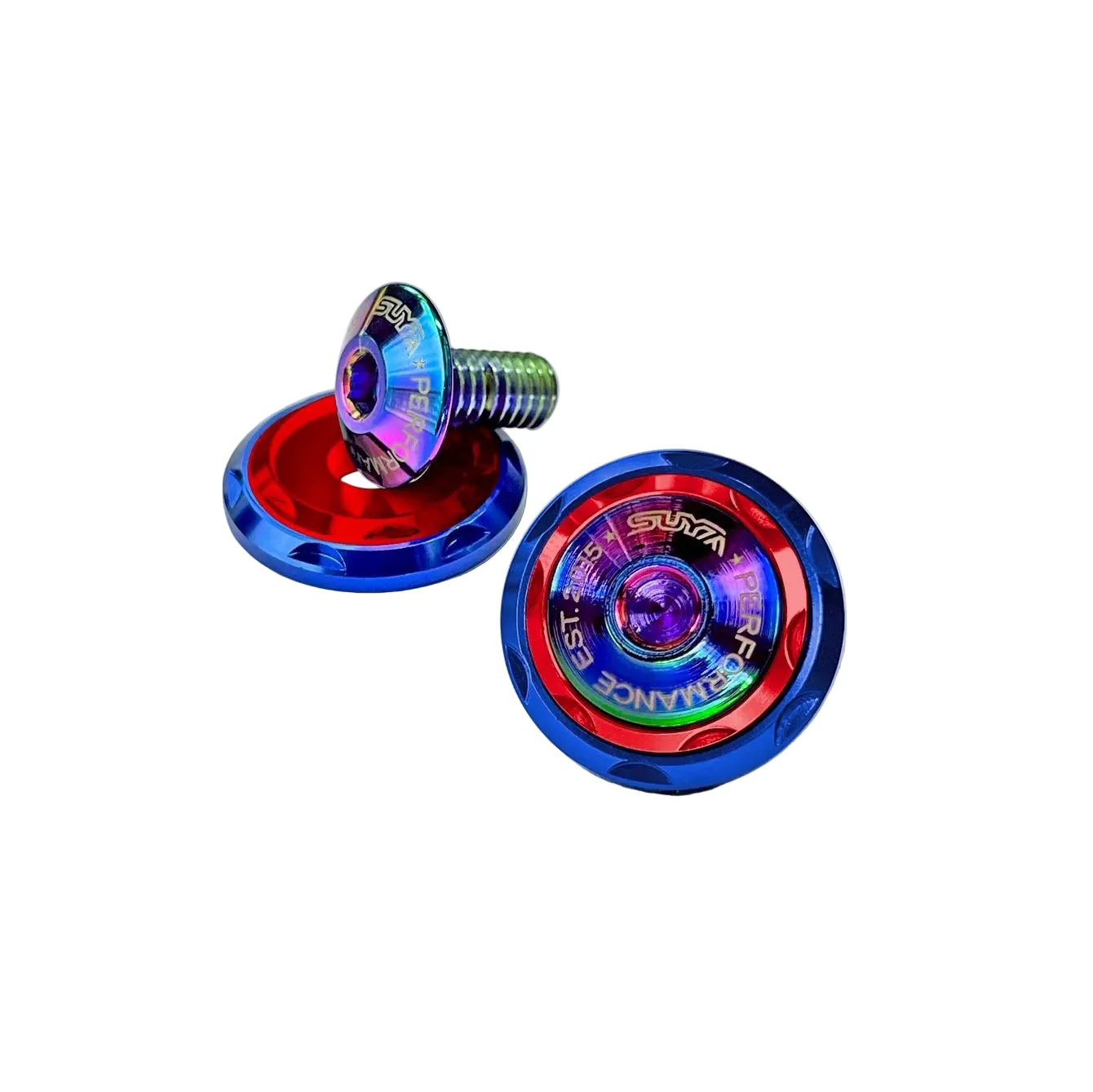 SUYA Engine Bay - CNC M6 Dress Up Washer & Bolt (V2) - Titanium Bolts - Image 8