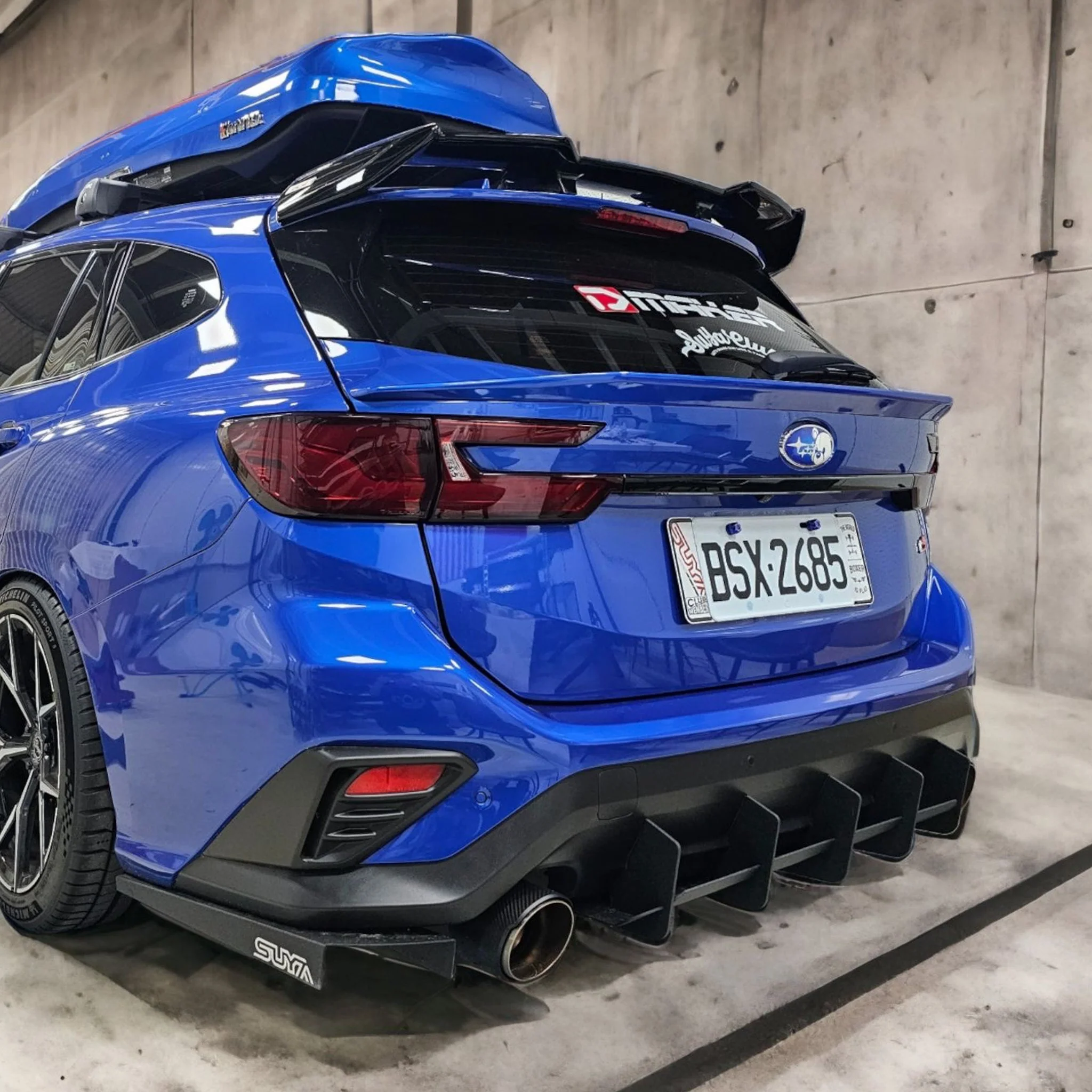 SUYA Exterior - Aero Kit S1-Spec Rear Side Under Spoiler for Subaru WRX Sportswagon (VN) 2022-2025 - Image 2