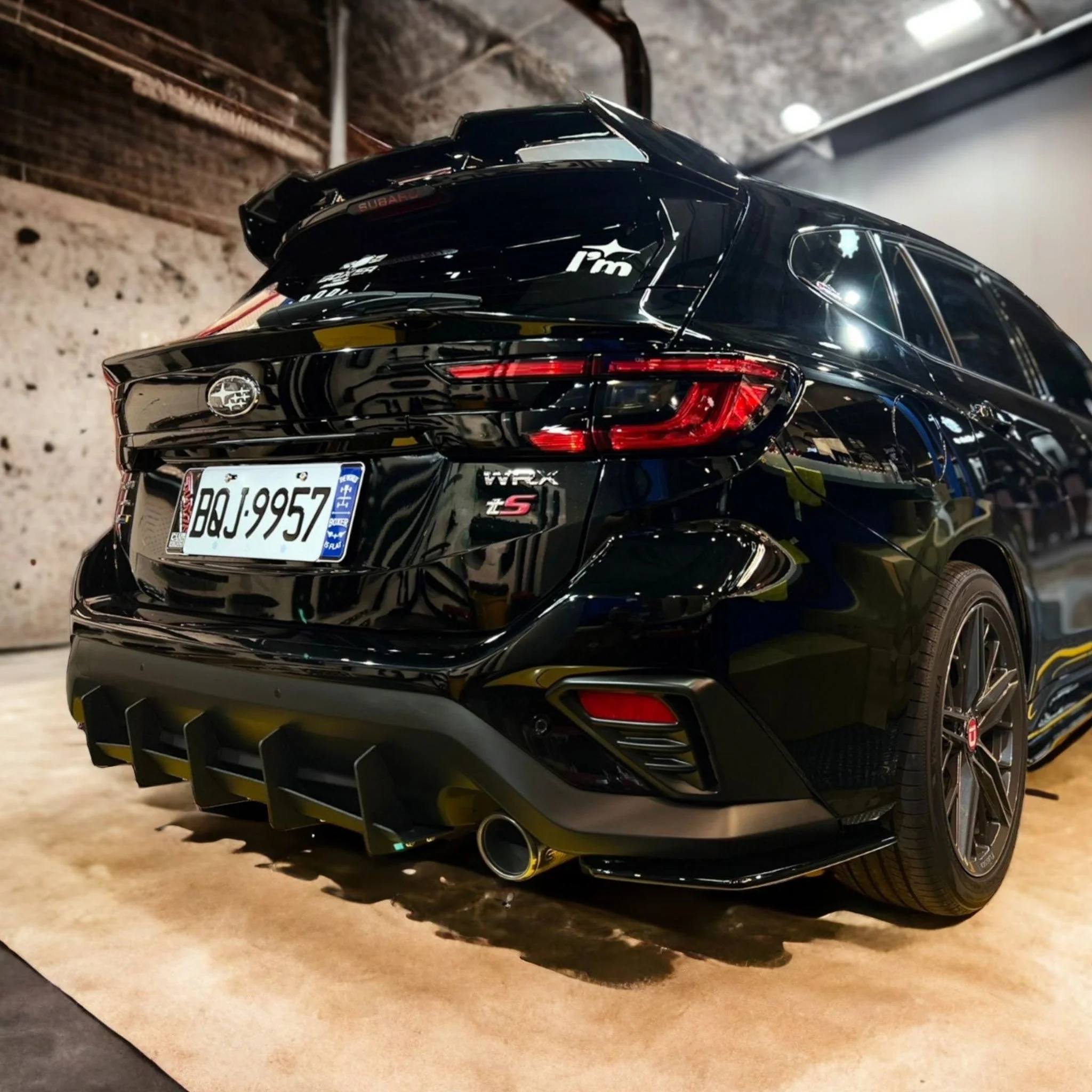 SUYA Exterior - Aero Kit S2-Spec Rear Under Spoiler for Subaru WRX Sportswagon (VN) 2022-2025 - Image 2