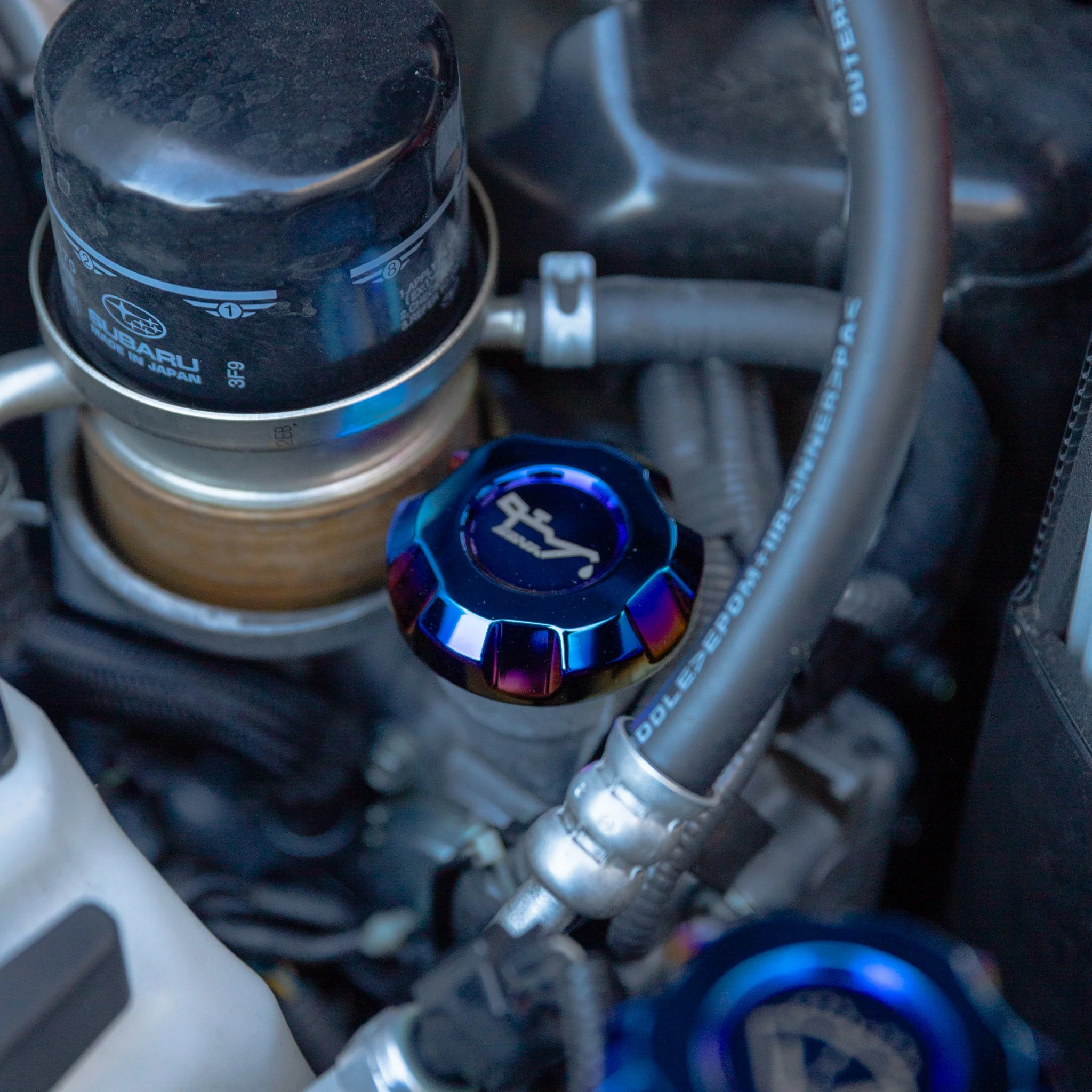 SUYA Engine Bay - Oil Caps (Titanium) for Subaru BRZ / Levorg / WRX & Other Models - Image 5