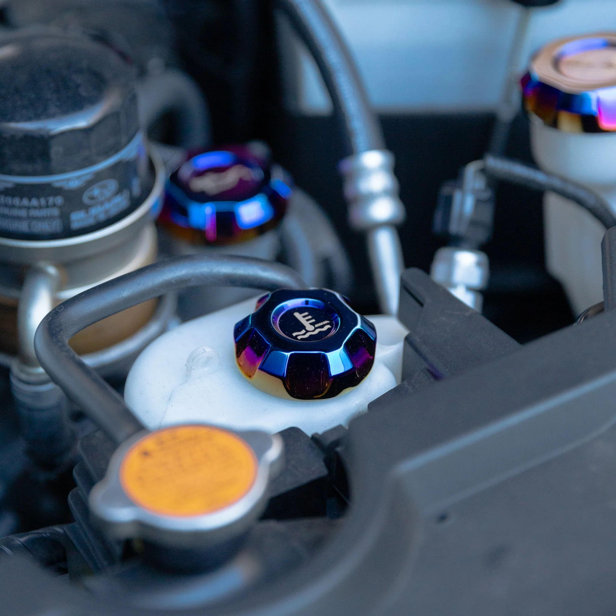 SUYA Engine Bay - Oil Caps (Titanium) for Subaru BRZ / Levorg / WRX & Other Models - Image 7