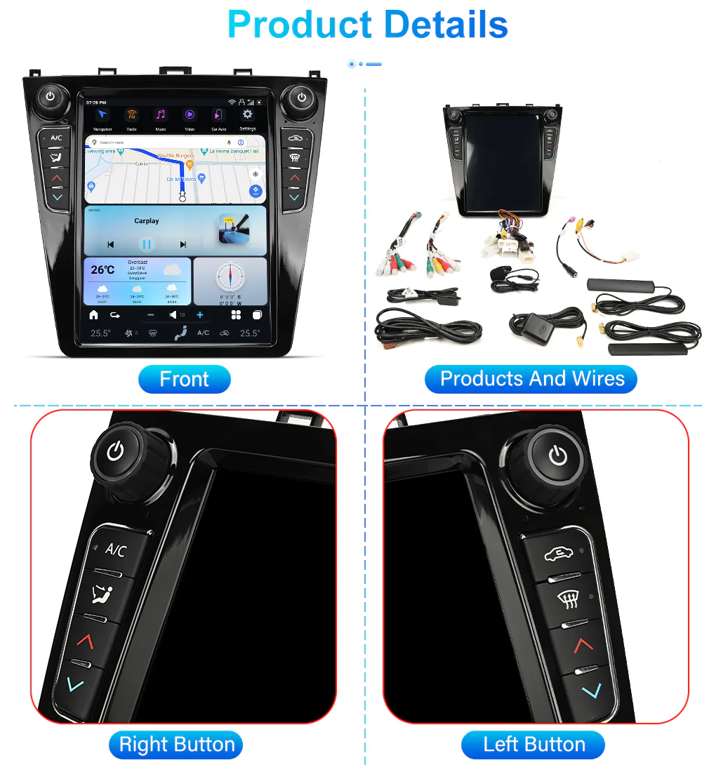 Automodellista Tesla Android 13 10.8″ Car Multimedia - Subaru VA WRX / STi [2015-2021] - Image 4