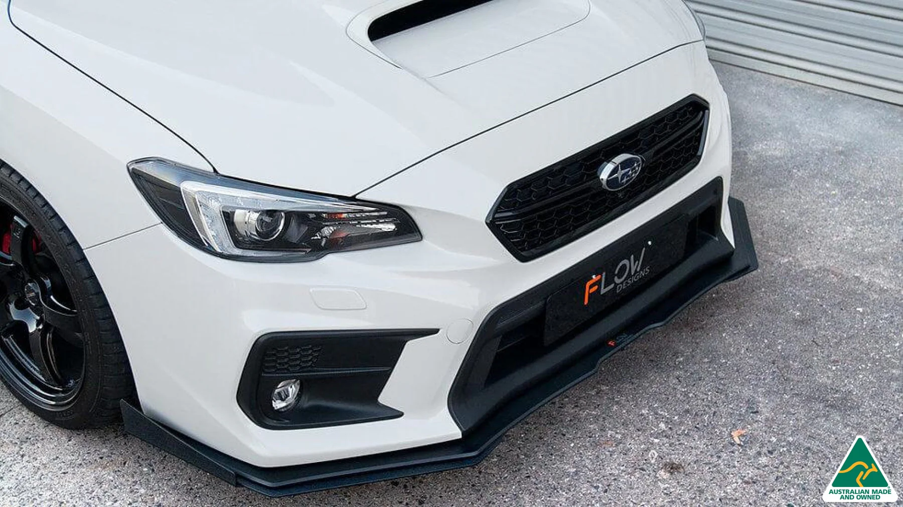 Flow Designs Front Lip Splitter Extensions for 2014-2021 Subaru WRX & STI VA [Pair] - Image 8