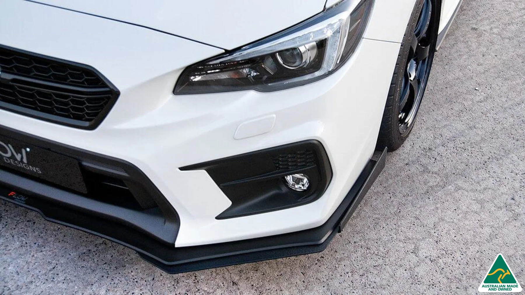 Flow Designs Front Lip Splitter Extensions for 2014-2021 Subaru WRX & STI VA [Pair] - Image 9