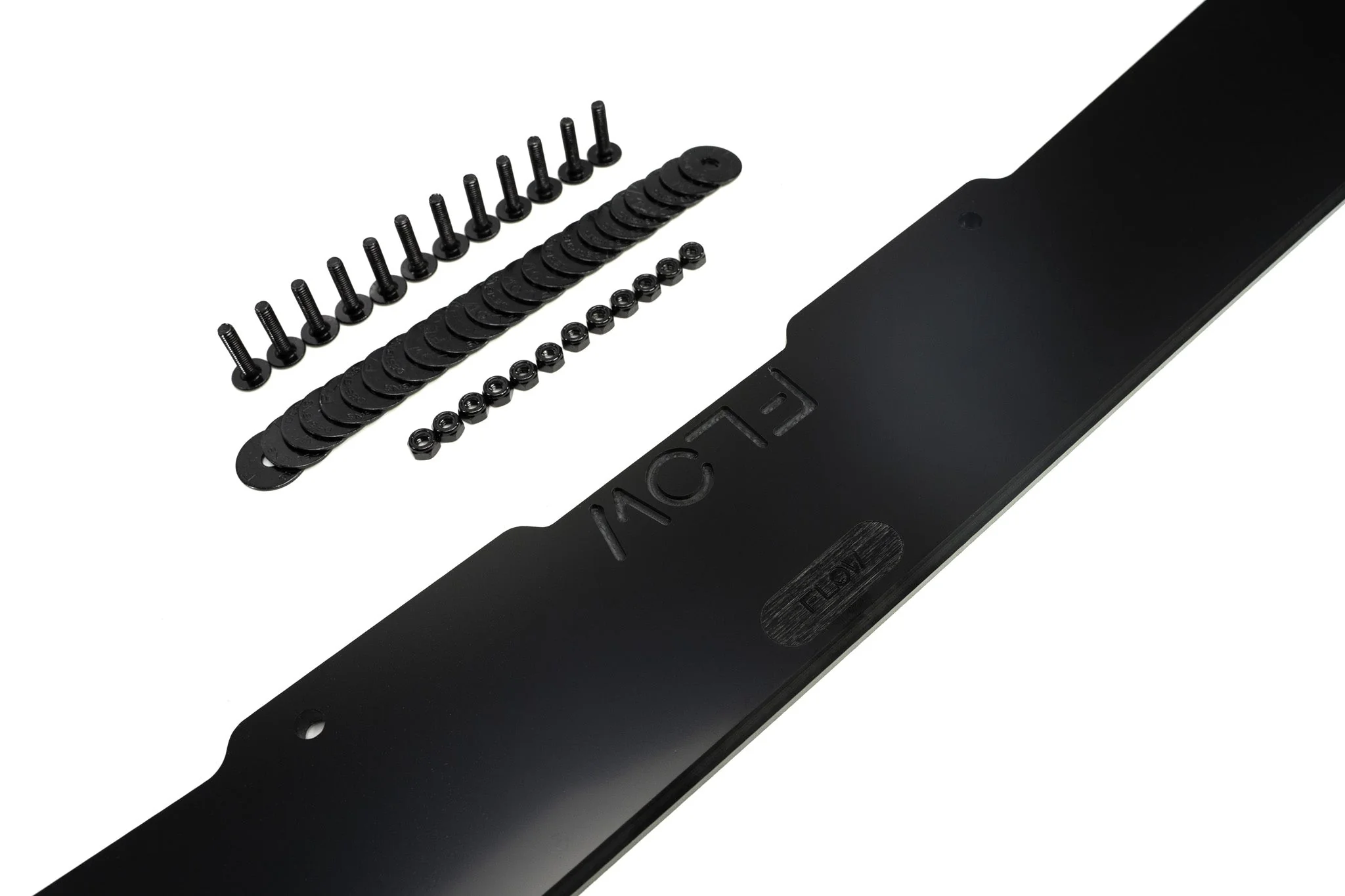Flow Designs Front Lip Splitter for 2014-2021 Subaru WRX & Sti VA [Gloss Black] - Image 3