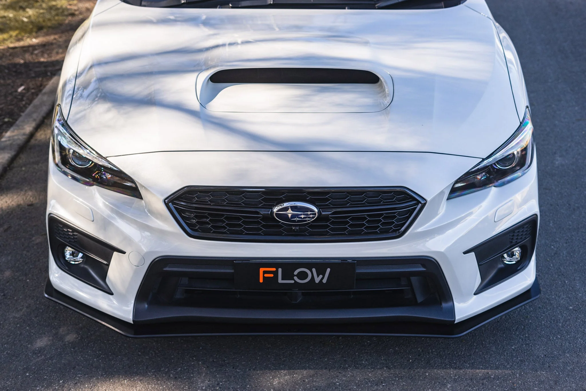 Flow Designs Front Lip Splitter for 2014-2021 Subaru WRX & Sti VA [Gloss Black] - Image 4