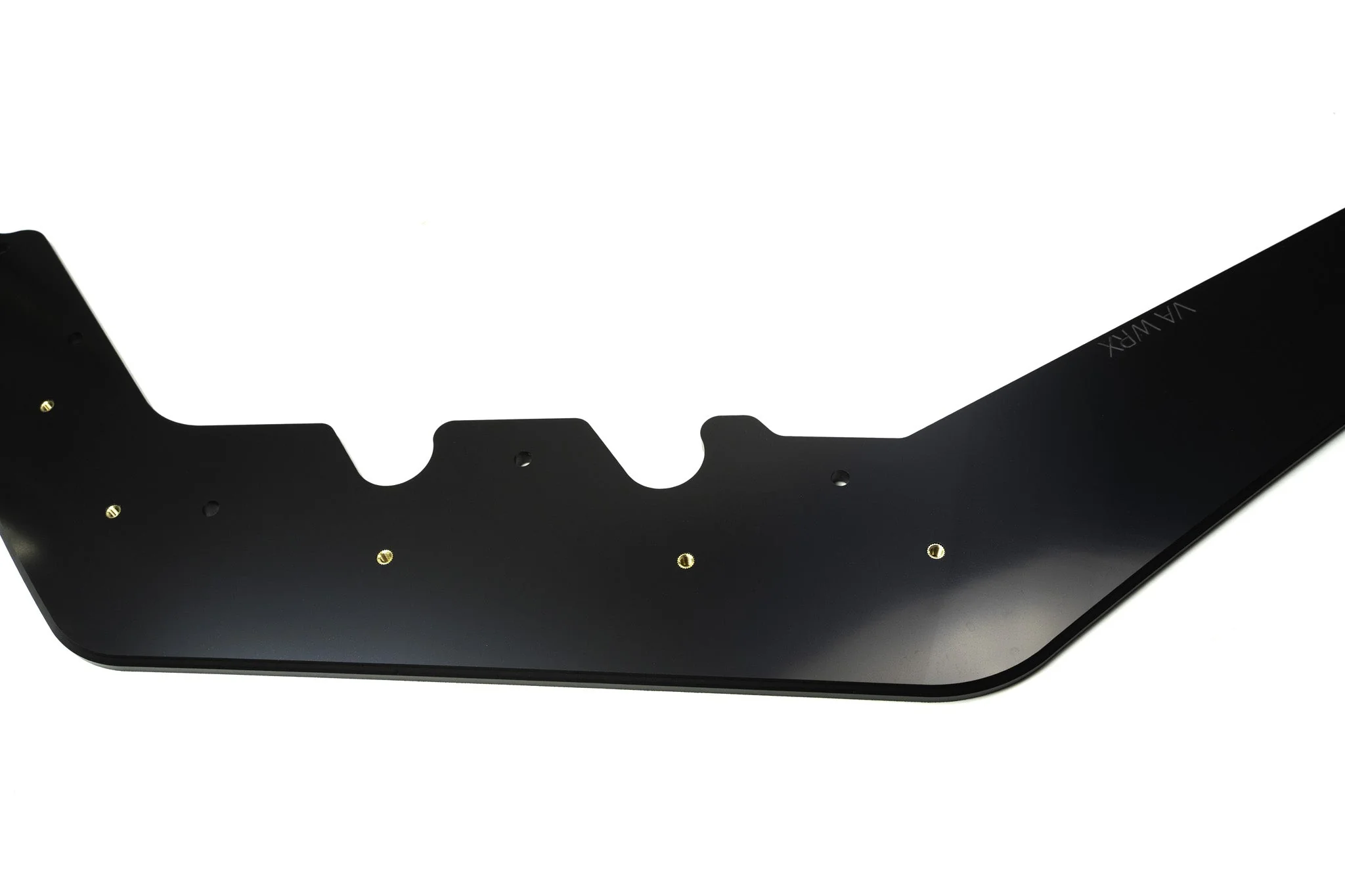Flow Designs Front Lip Splitter for 2014-2021 Subaru WRX & Sti VA [Gloss Black] - Image 6