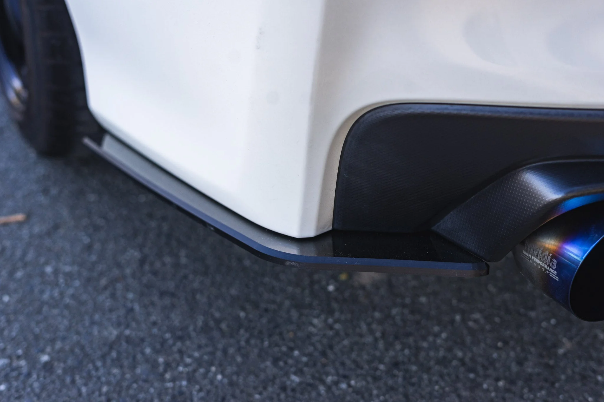 Flow Designs Rear Spats for 2014-2021 Subaru WRX & STI VA - Gloss Black [Pair] - Image 2
