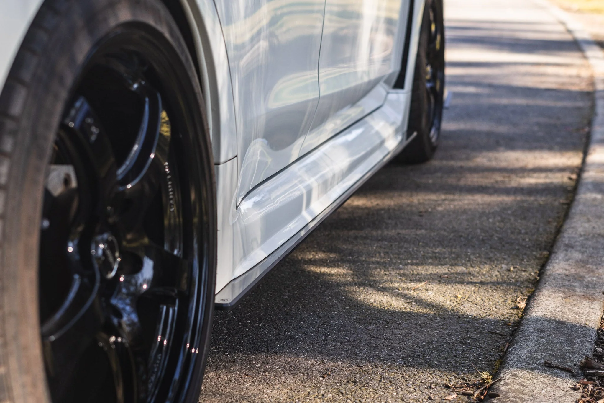 Flow Designs Side Skirt Splitters for 2014-2021 Subaru WRX & Sti VA - Gloss Black [Pair] - Image 2