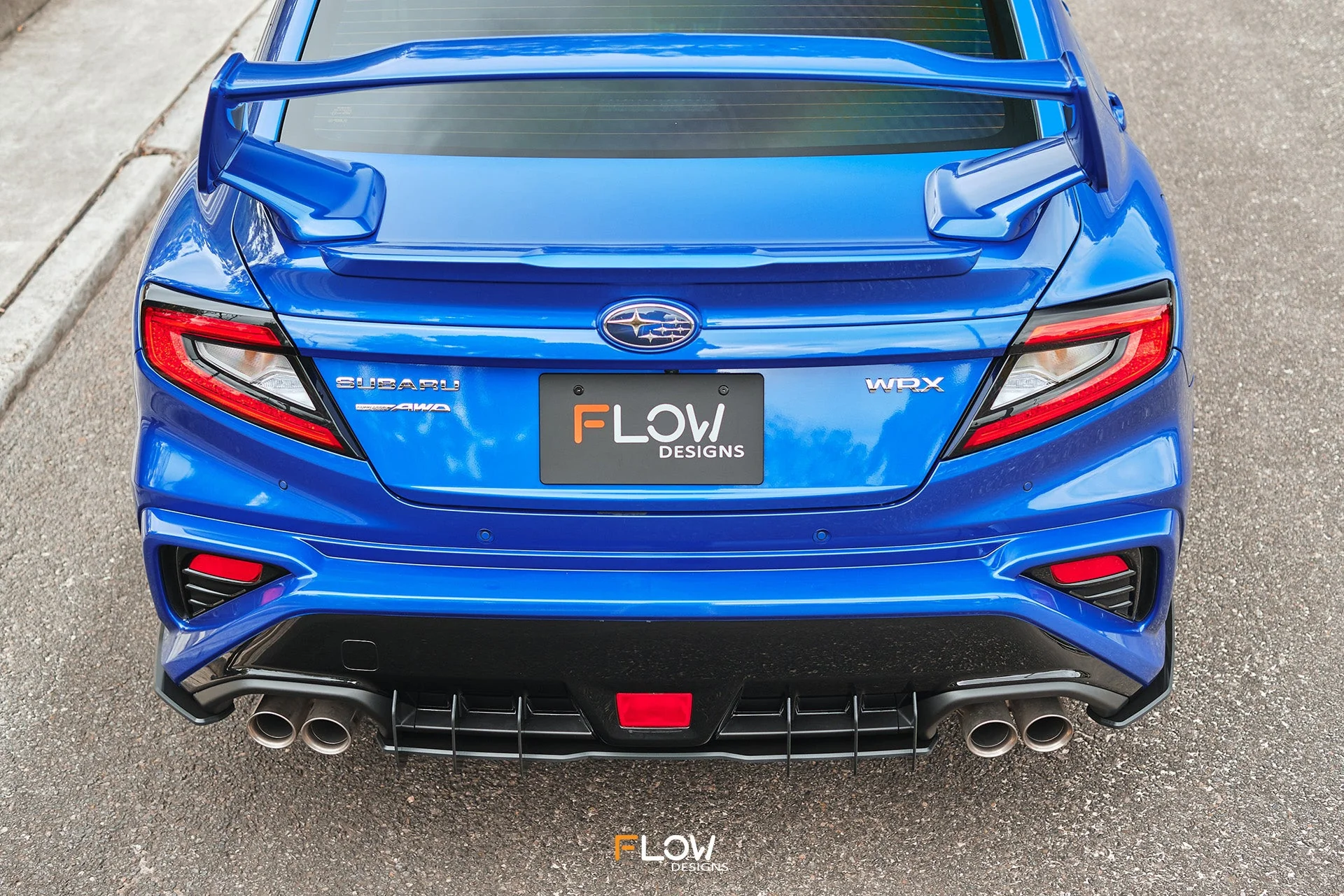 Flow Designs Flow-Lock Rear Diffuser for 2022+ WRX VB [Gloss] - Image 12