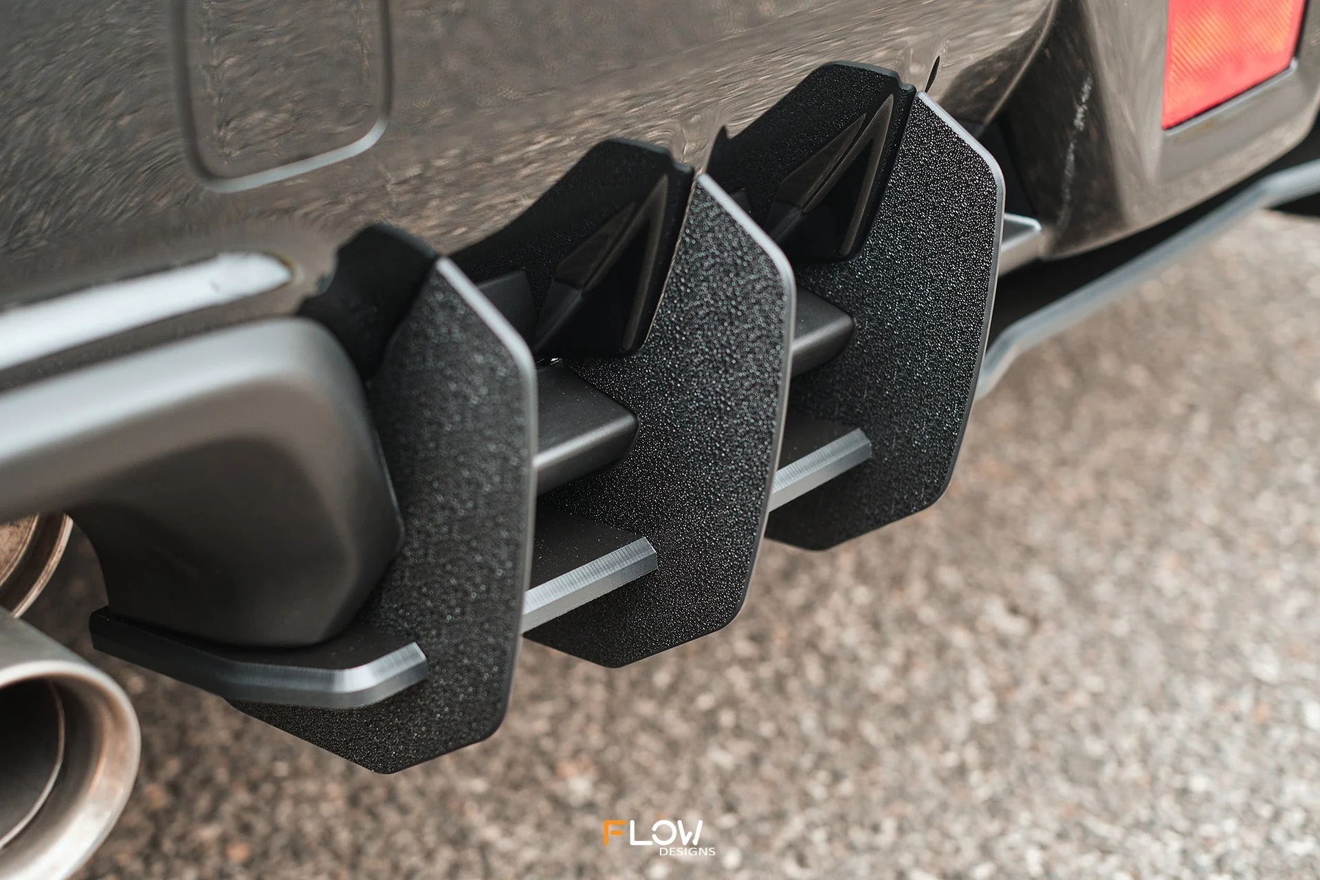 Flow Designs Flow-Lock Rear Diffuser for 2022+ WRX VB [Gloss] - Image 3
