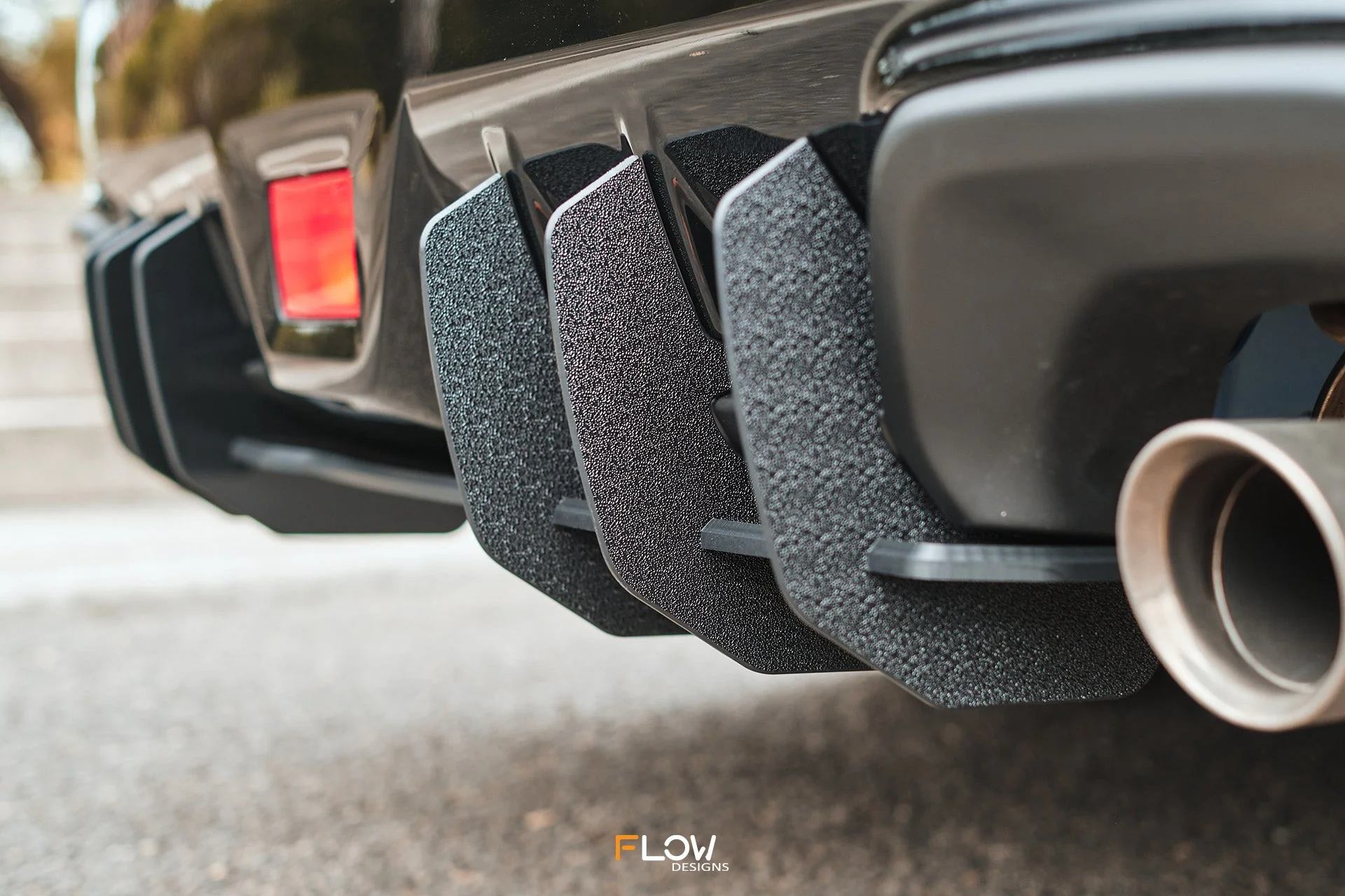 Flow Designs Flow-Lock Rear Diffuser for 2022+ WRX VB [Gloss] - Image 5