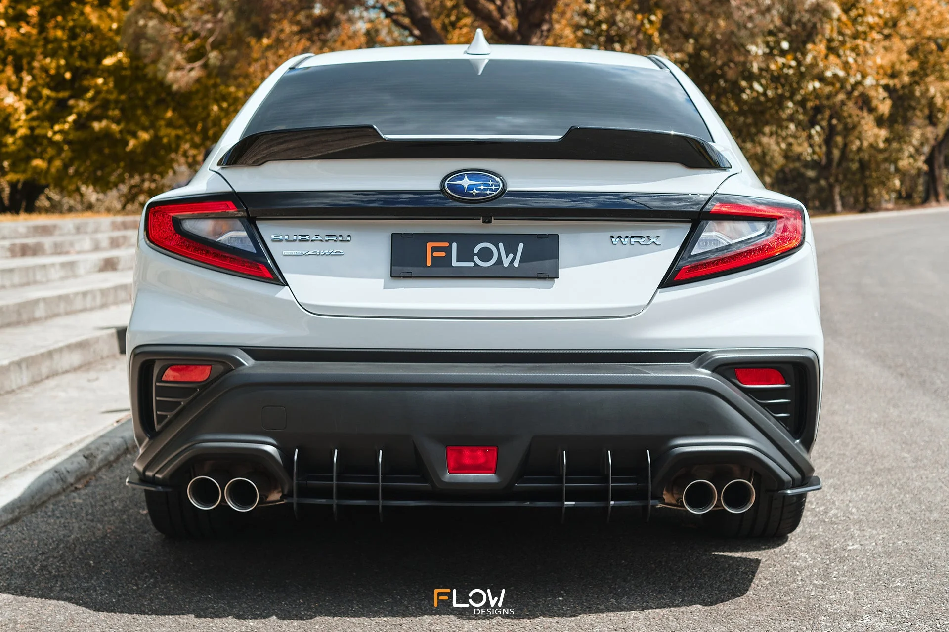 Flow Designs Flow-Lock Rear Diffuser for 2022+ WRX VB [Textured] - Image 14