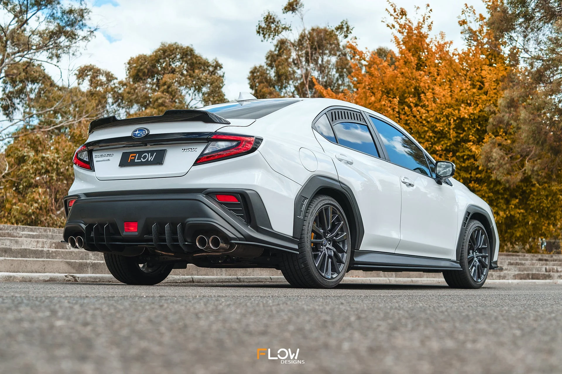 Flow Designs Flow-Lock Rear Diffuser for 2022+ WRX VB [Textured] - Image 16