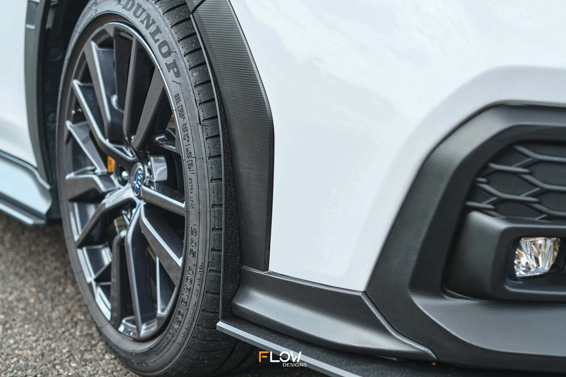 Flow Designs Front Air Deflector for 2022+ WRX VB - Image 2