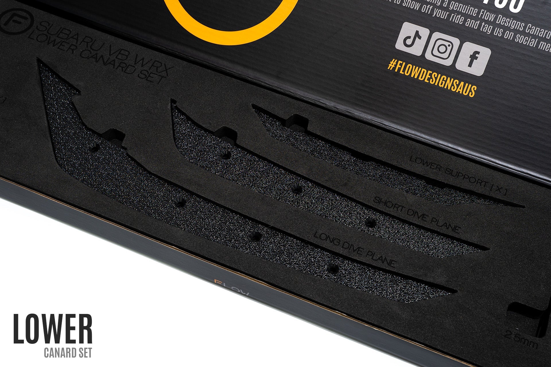 Flow Designs Front Bumper Canards for 2022+ WRX VB - Image 19
