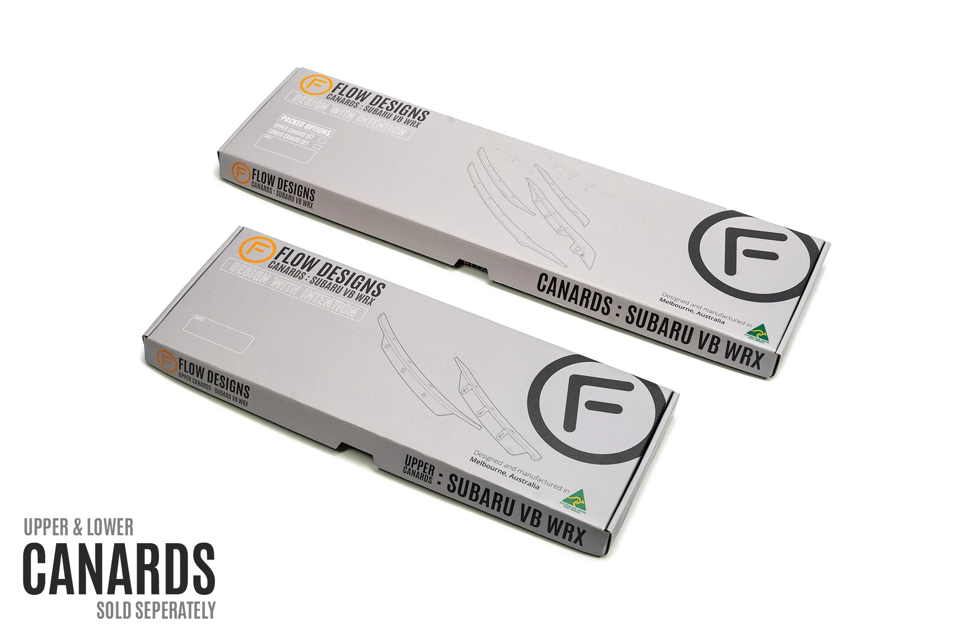 Flow Designs Front Bumper Canards for 2022+ WRX VB - Image 2