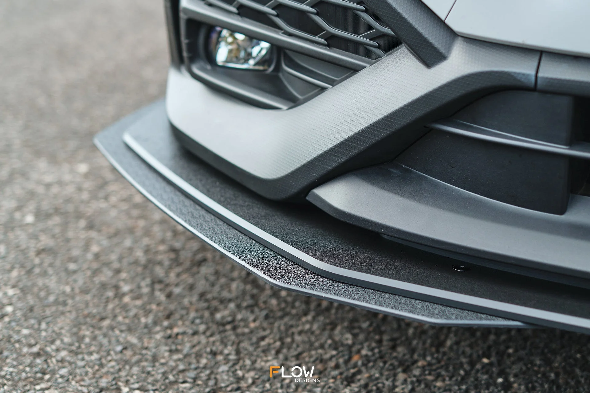Flow Designs Front Lip Splitter Extensions for 2022+ WRX VB [Pair] - Image 2