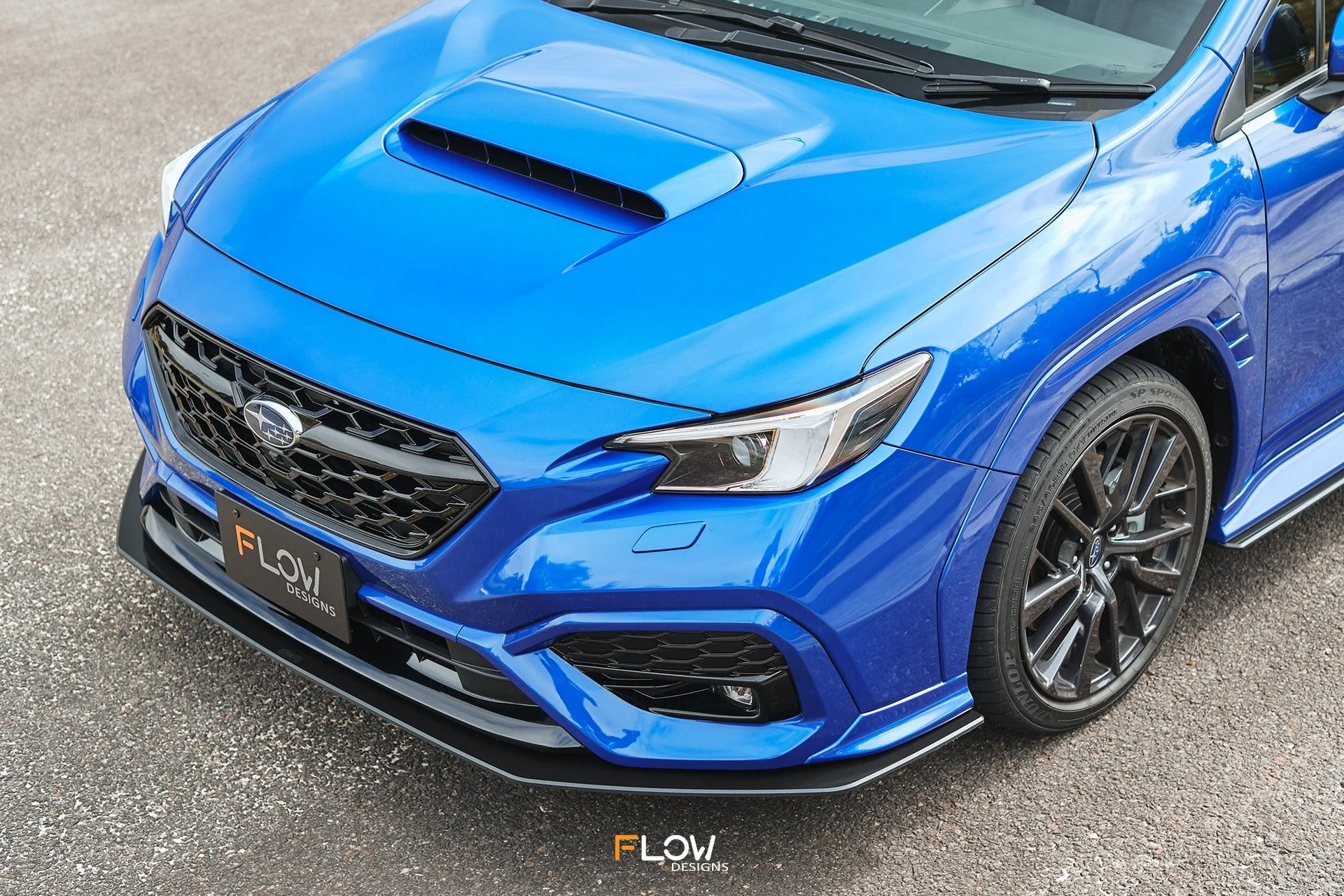 Flow Designs Front Lip Splitter for 2022+ WRX VB [Gloss] - Image 4