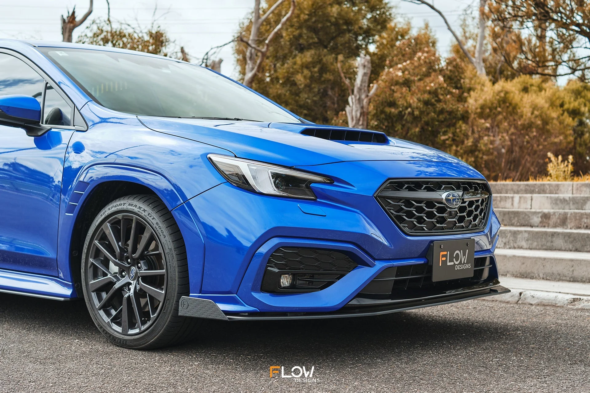 Flow Designs Front Lip Splitter for 2022+ WRX VB [Gloss] - Image 6
