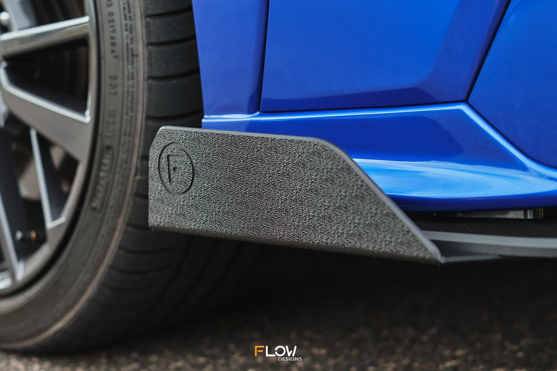 Flow Designs Front Lip Splitter Winglets for 2022+ WRX VB [Pair] - Image 2