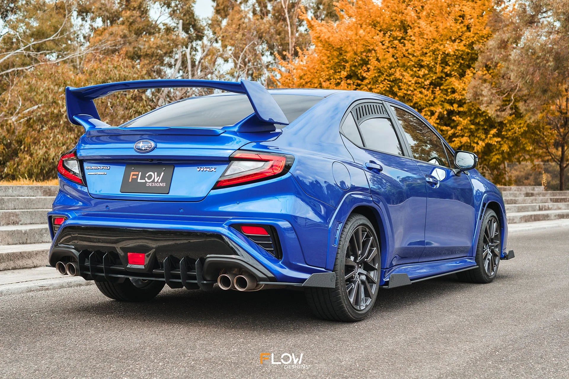 Flow Designs Rear Spats for 2022+ WRX VB - Gloss [Pair] - Image 12
