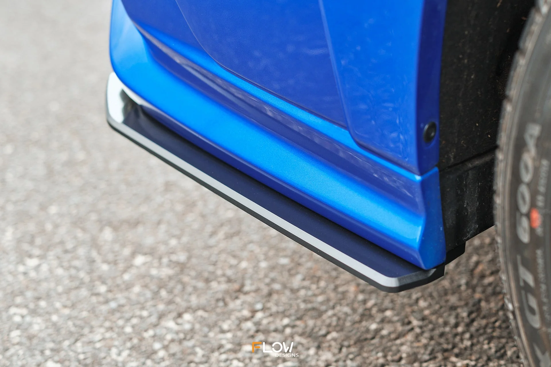 Flow Designs Rear Spats for 2022+ WRX VB - Gloss [Pair] - Image 2