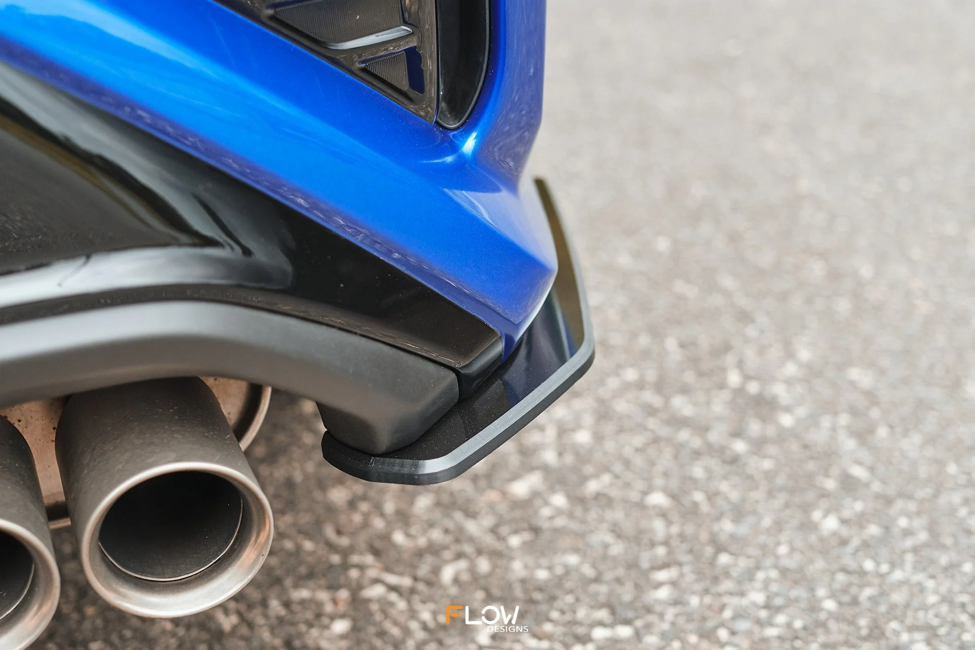 Flow Designs Rear Spats for 2022+ WRX VB - Gloss [Pair] - Image 4