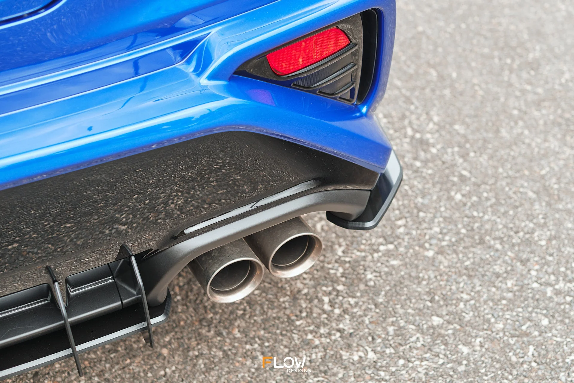 Flow Designs Rear Spats for 2022+ WRX VB - Gloss [Pair] - Image 6