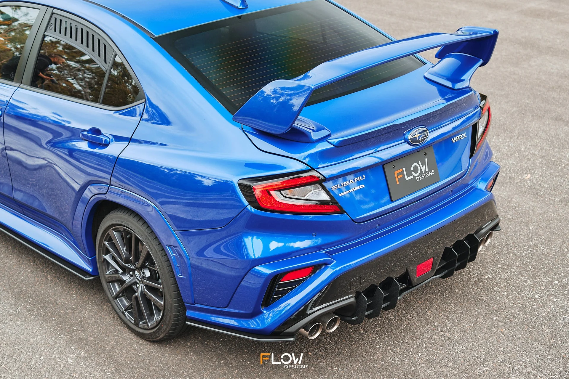 Flow Designs Rear Spats for 2022+ WRX VB - Gloss [Pair] - Image 8